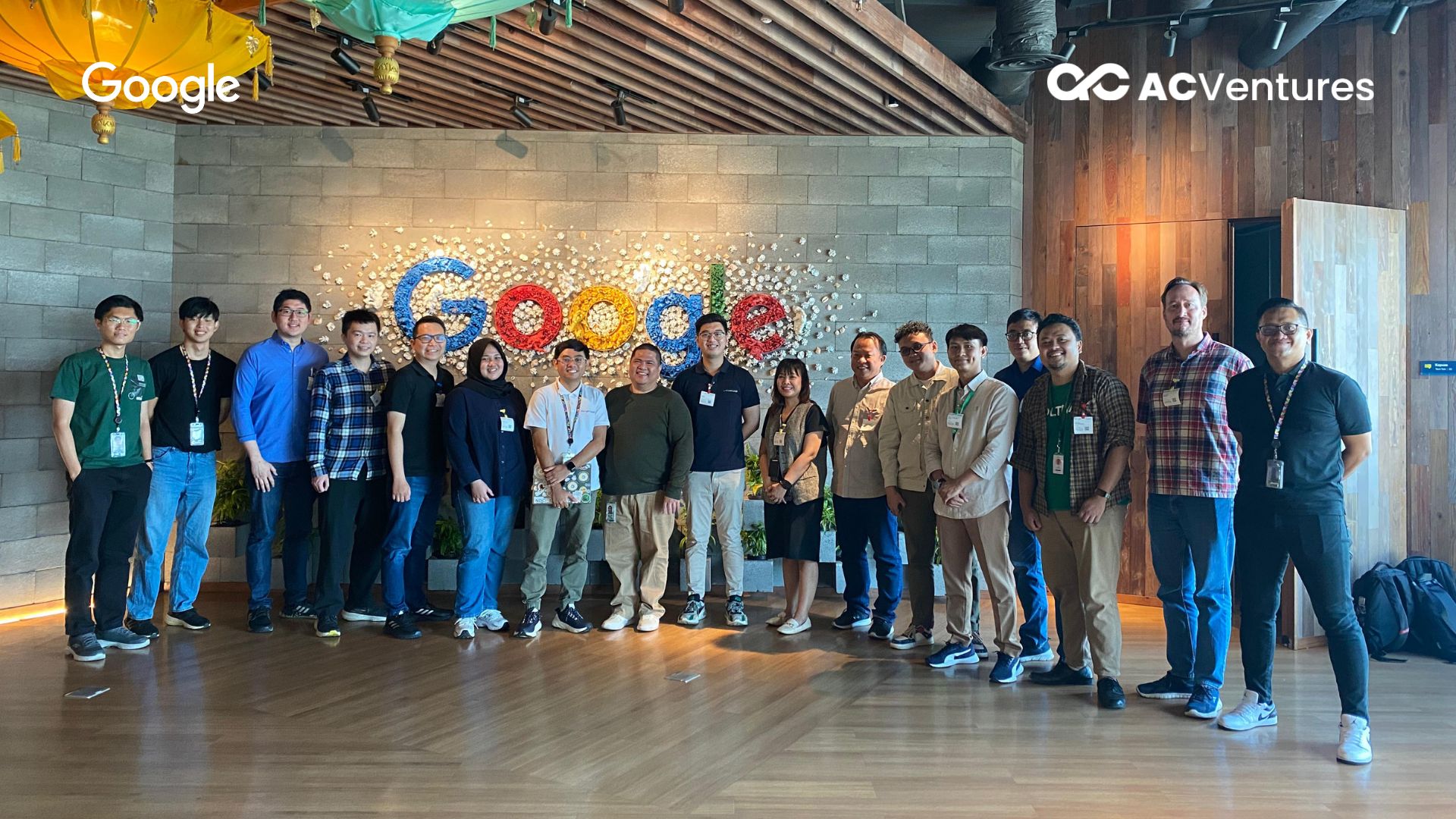 AC Ventures networking event with speakers and attendees.